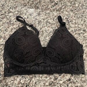 Pink Wireless Push-up Bra